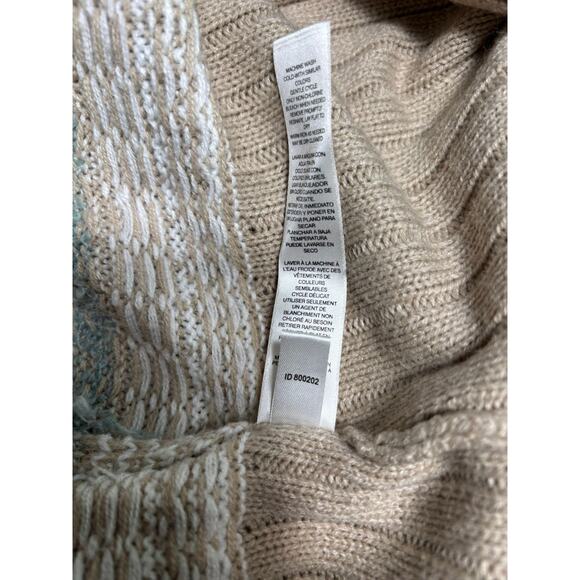 Chico's Wool Blend Open Cardigan Sweater Womens Sz 3 US XL Southwest Sleeveless - Picture 6 of 8